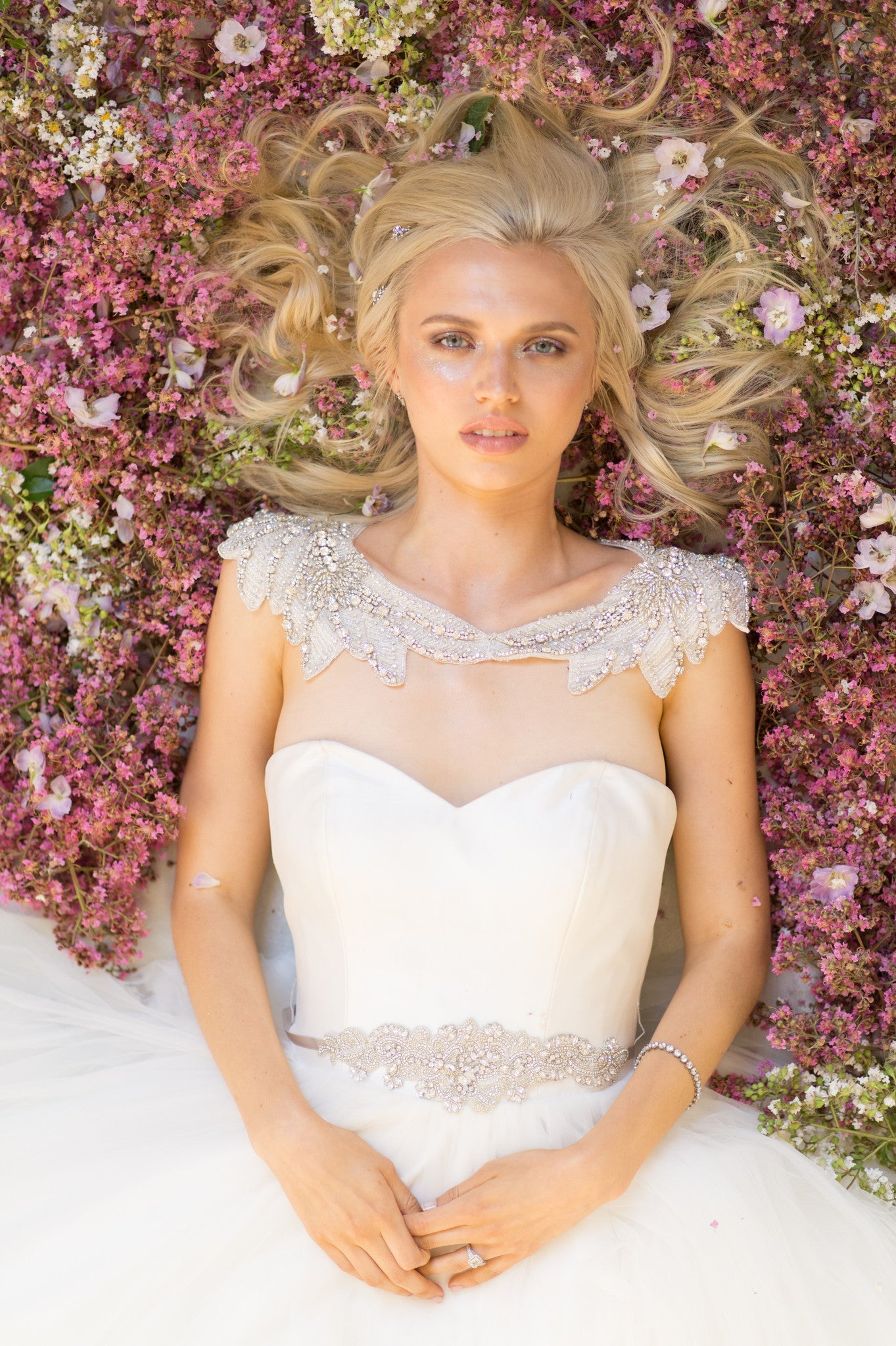 Crystal bridal belt best sale